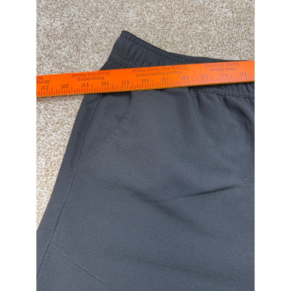 Gerry Mens Black Stretch Active Hiking Shorts Large Elastic Waist Zip Pocket - Picture 8 of 11